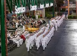 a passing out parade at HMAS Cerberus