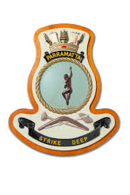 The crest for HMAS Parramatta