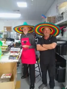 russs and malcolm testing some mexican hat donations