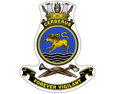 HMAS Cerberus crest