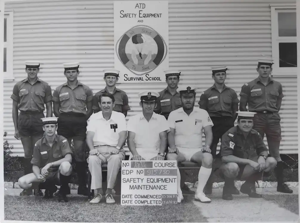 completion of my Survival equipment course in 1983