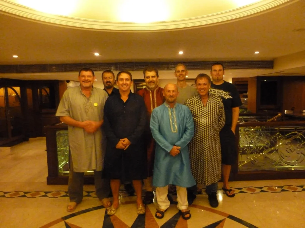 an image of me and some of the guys i worked with in india