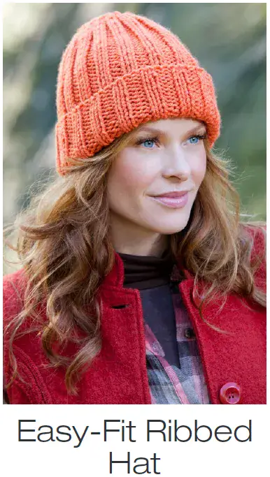 Classic Ribbed Hat: A stylish, cozy staple piece that teaches you essential shaping and ribbing techniques