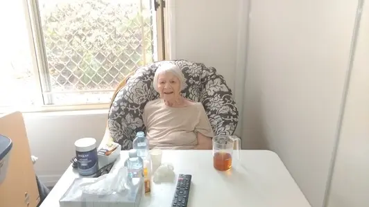 my mum in Brisbane 