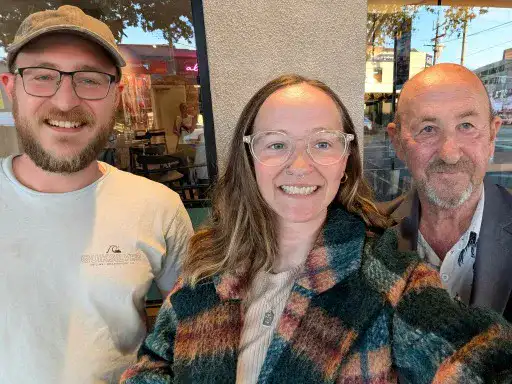 Me Tye and Olivia out fro dinner in Frankston